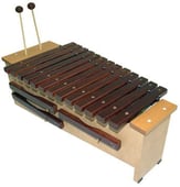 Suzuki Orff Xylophone Alto, Diatonic 13 Note C4 to A5, Includes 1 Bb, 2 F#, 2 Pairs of Mallets